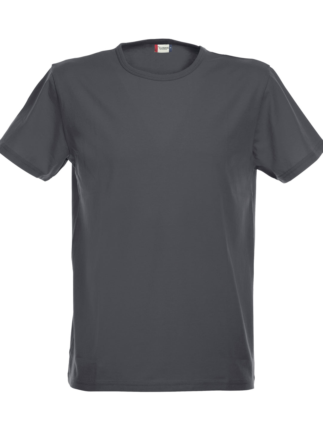 T-skjorte Clique Stretch-T Herre – uten trykk – Antrasittmelert