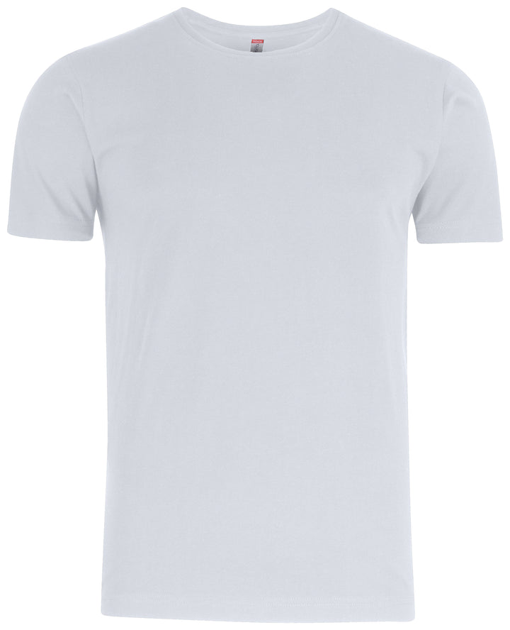 T-skjorte Clique Premium Fashion-T Herre – uten trykk – Hvit