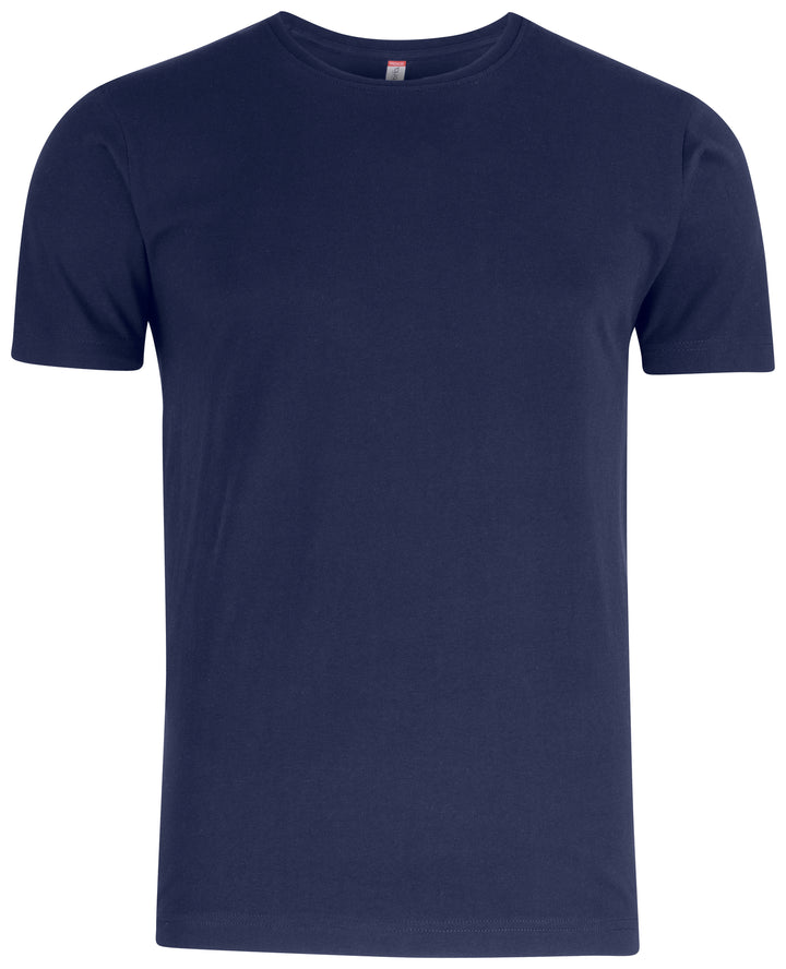 T-skjorte Clique Premium Fashion-T Herre – uten trykk – Marineblå