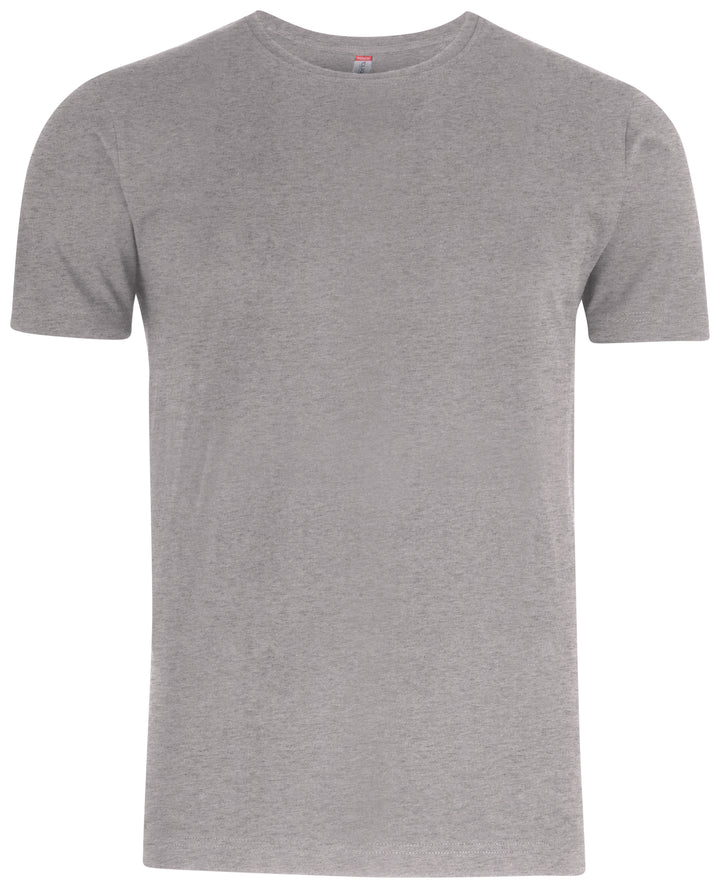 T-skjorte Clique Premium Fashion-T Herre – uten trykk – Gråmelert