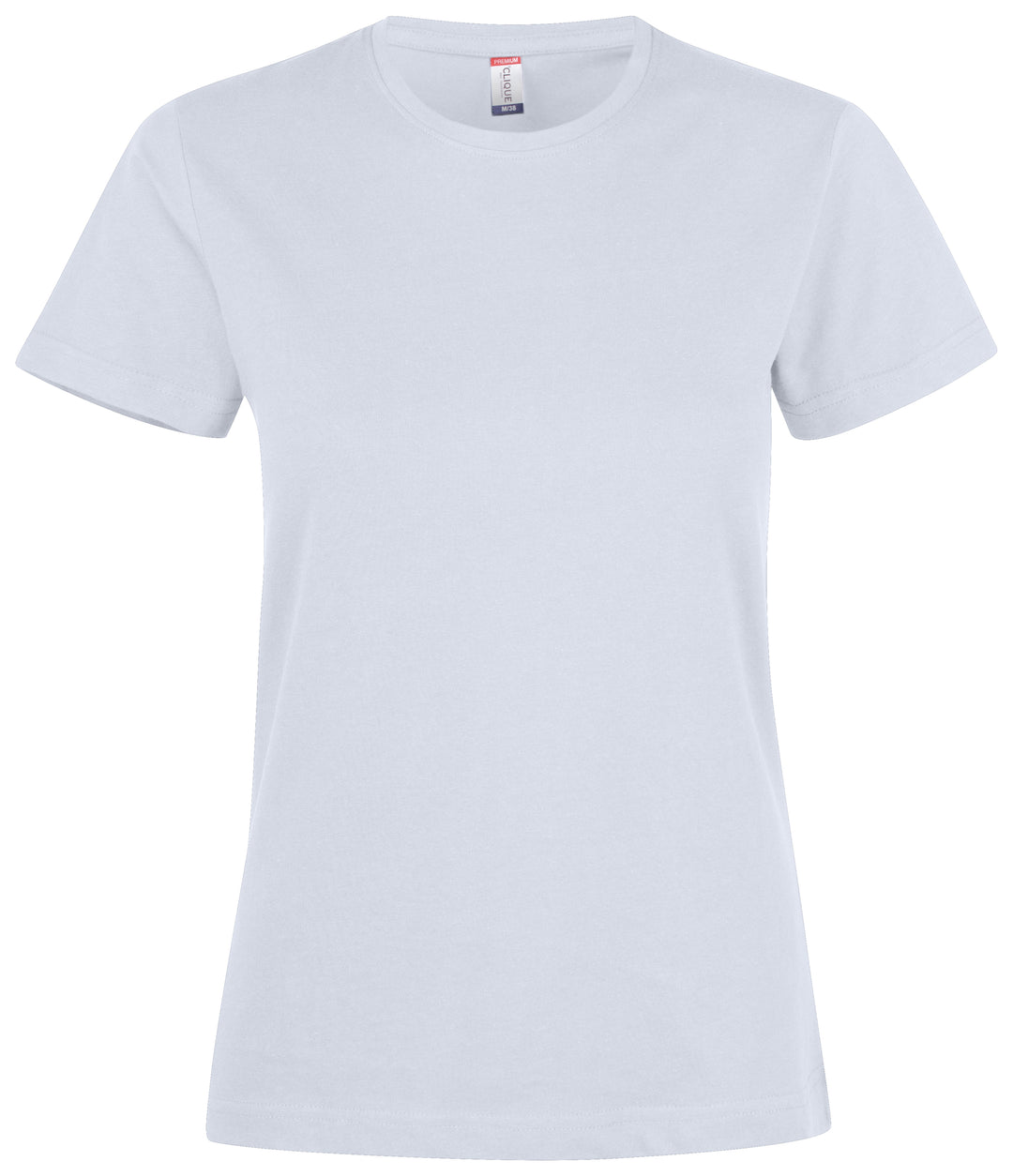 T-skjorte Clique Premium Fashion-T Dame – uten trykk – Hvit