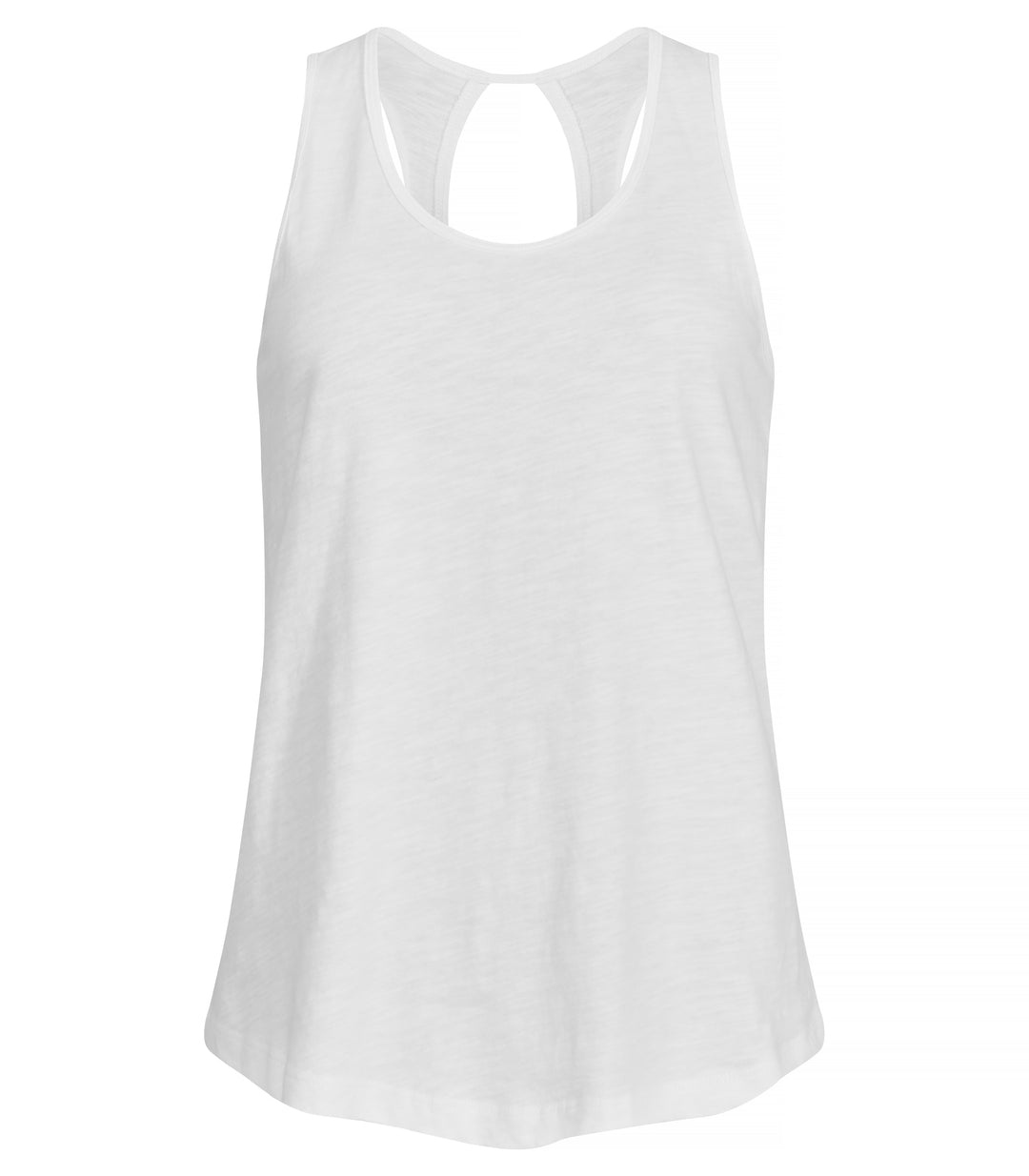 T-skjorte Clique Slub Tanktop Dame – uten trykk – Hvit