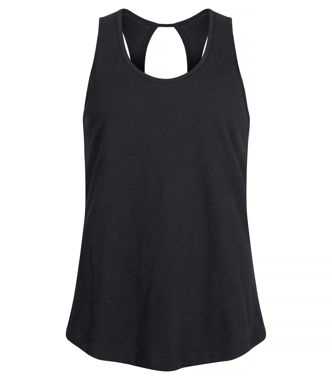 T-skjorte Clique Slub Tanktop Dame – uten trykk – Sort