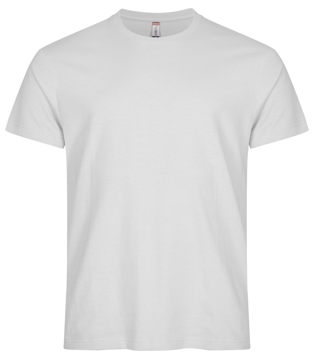 T-skjorte Clique Premium Long-T Herre – uten trykk – Hvit