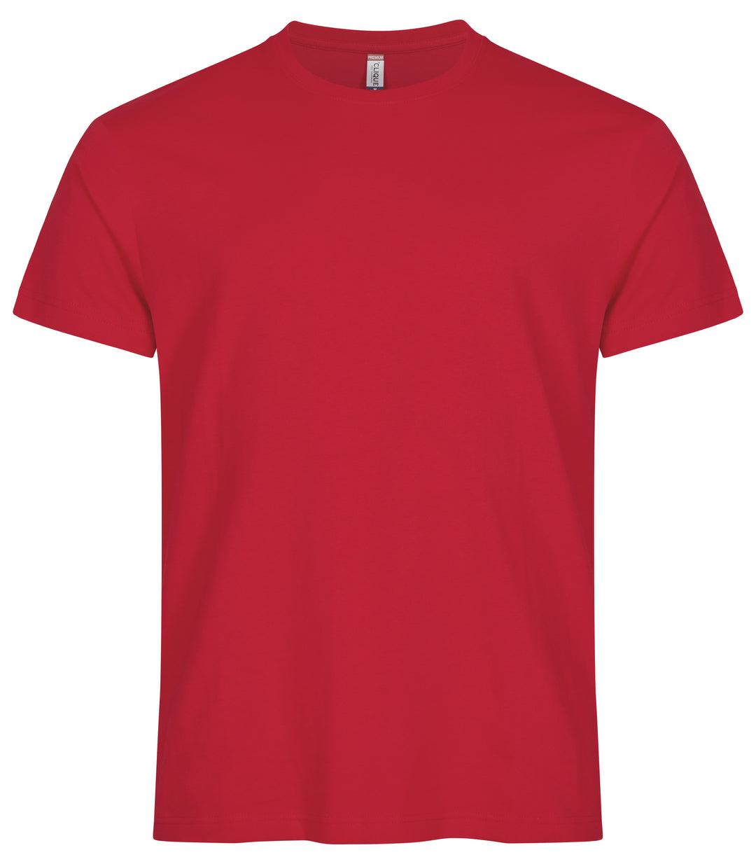 T-skjorte Clique Premium Long-T Herre – uten trykk – Rød