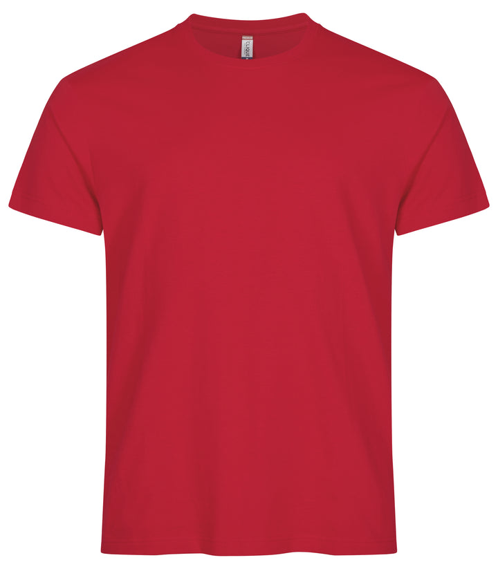 T-skjorte Clique Premium Long-T Herre – uten trykk – Rød