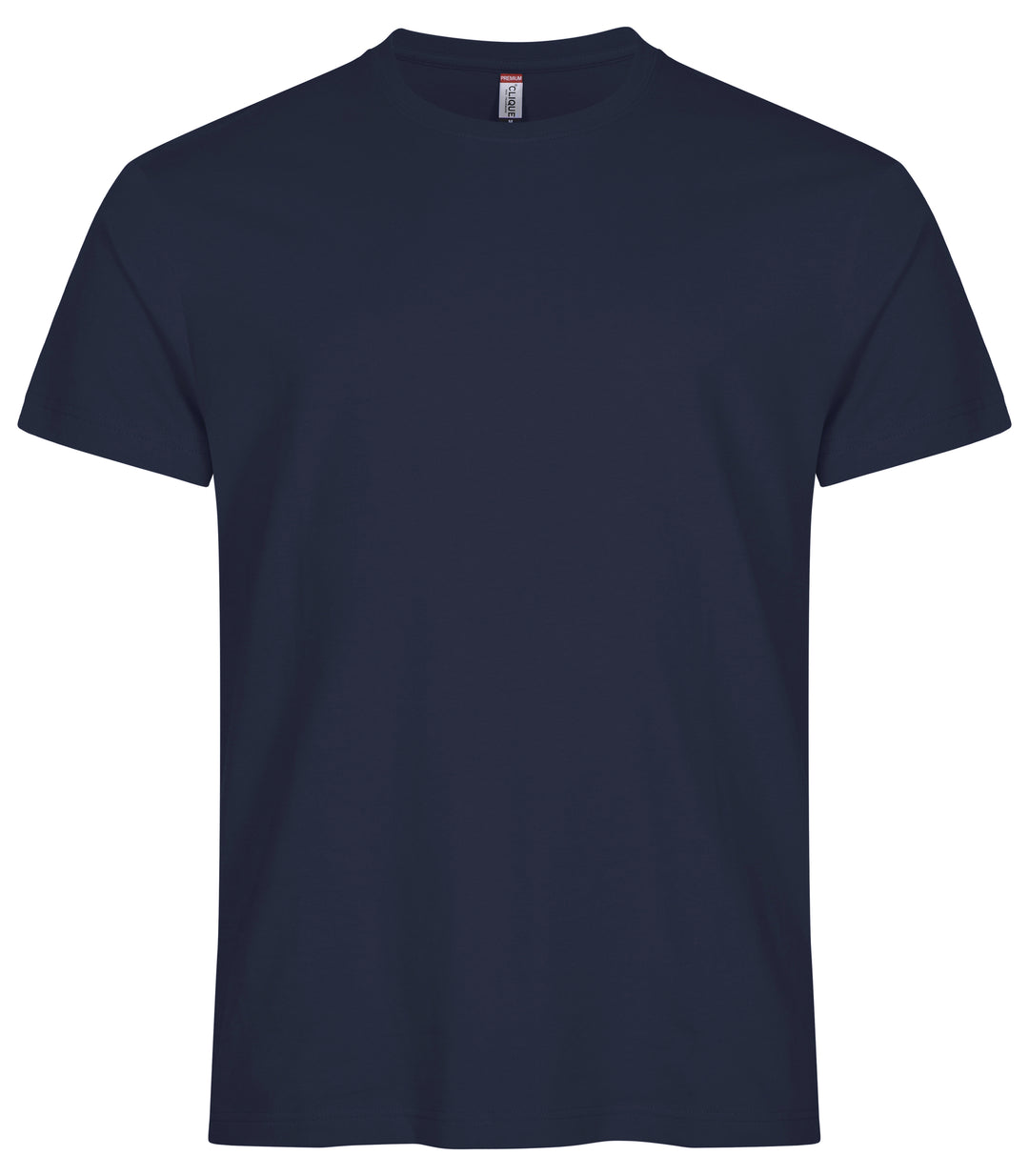 T-skjorte Clique Premium Long-T Herre – uten trykk – Marineblå