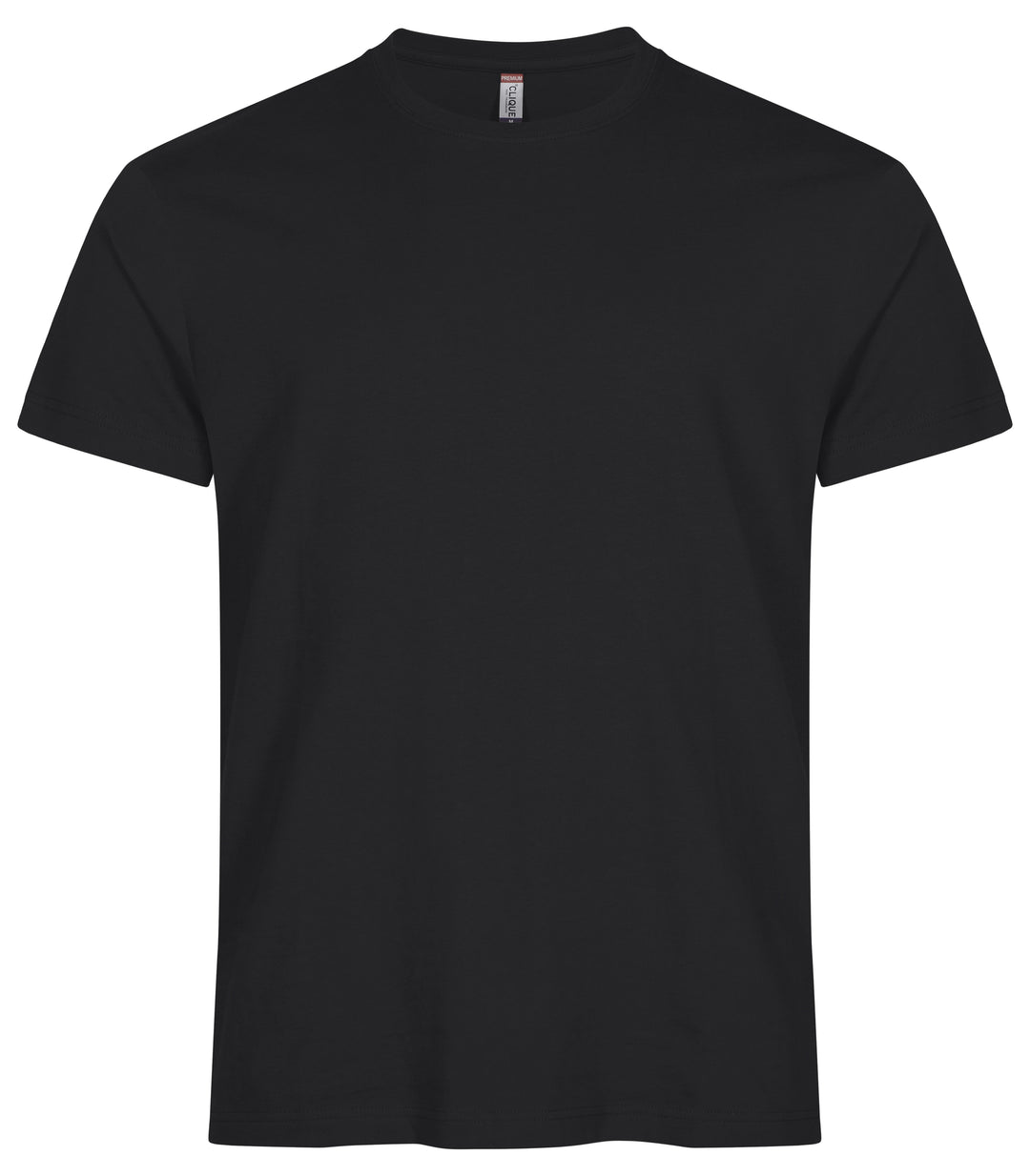 T-skjorte Clique Premium Long-T Herre – uten trykk – Sort
