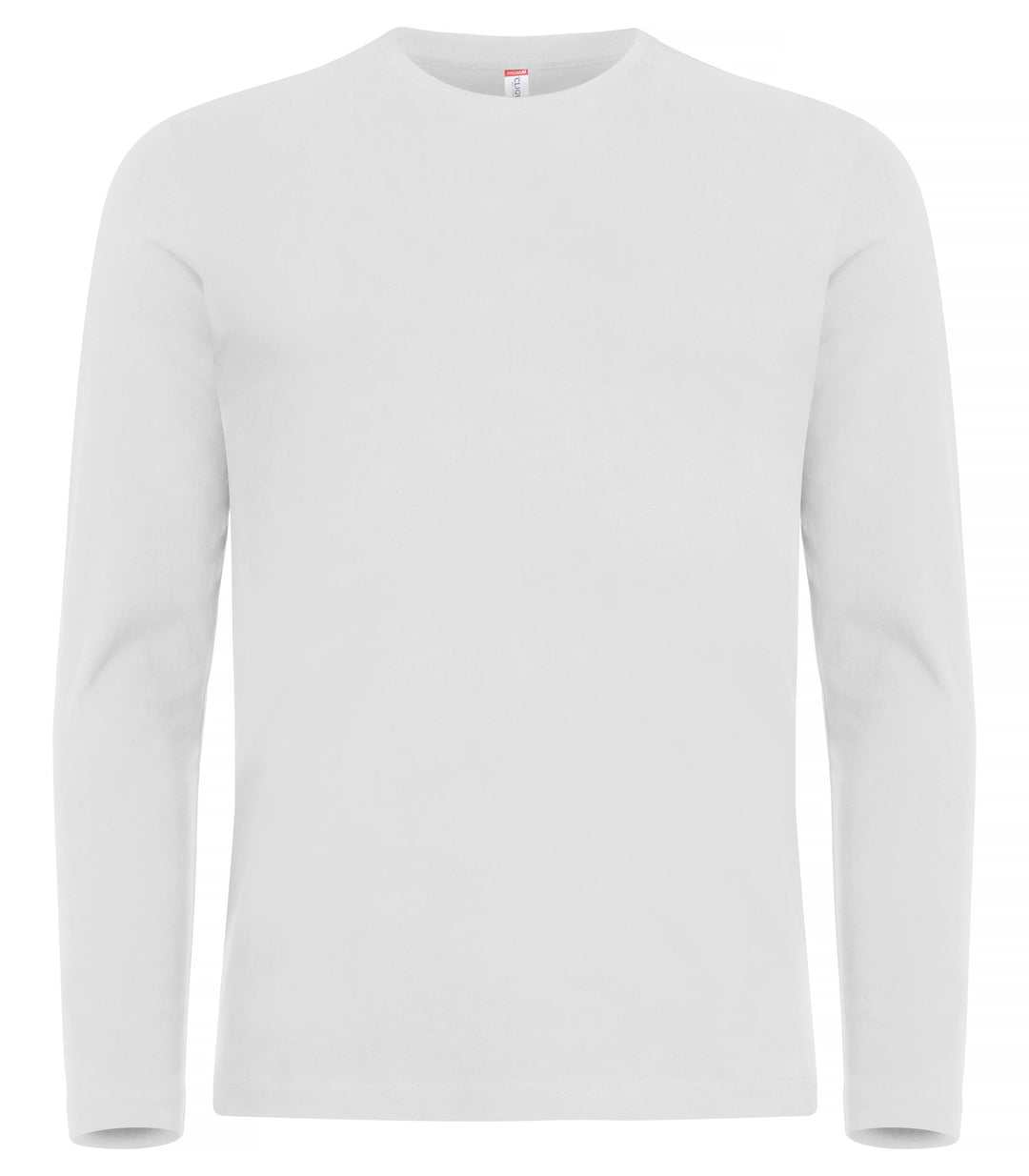T-skjorte Clique Premium Fashion-T L/S Herre – uten trykk – Hvit