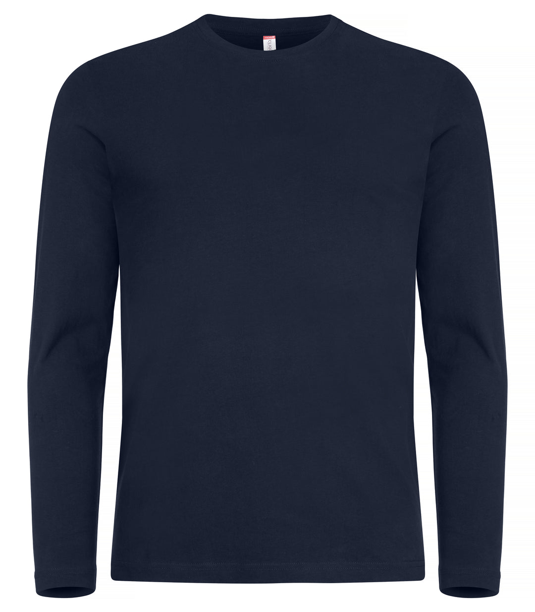 T-skjorte Clique Premium Fashion-T L/S Herre – uten trykk – Marineblå