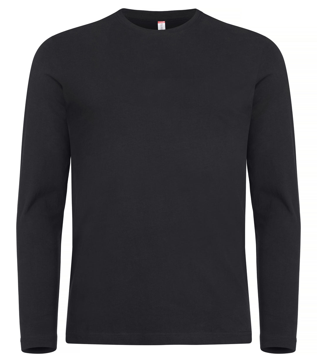 T-skjorte Clique Premium Fashion-T L/S Herre – uten trykk – Sort