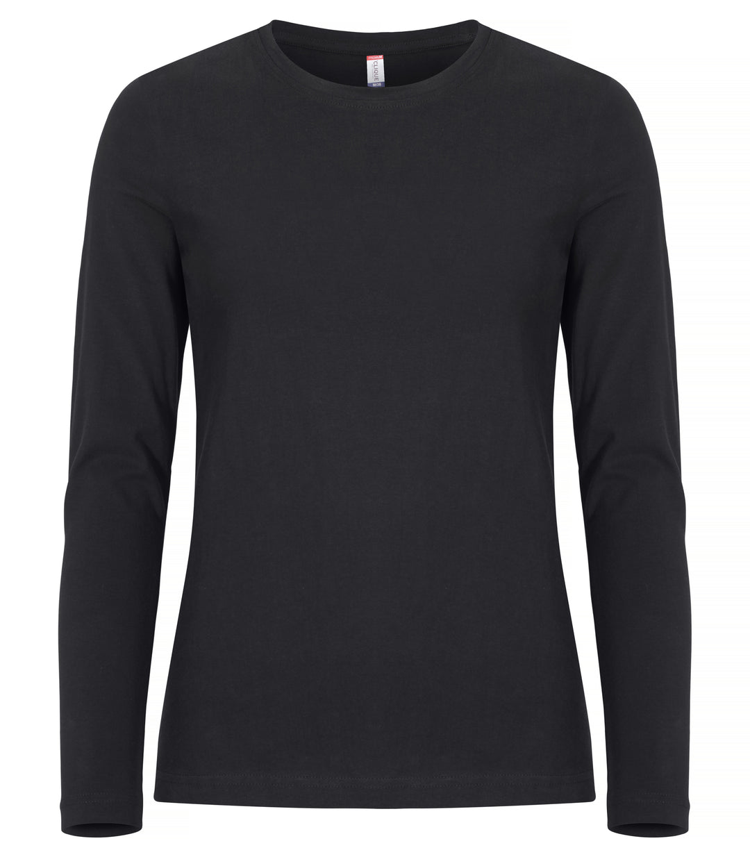T-skjorte Clique Premium Fashion-T L/S Dame – uten trykk – Sort