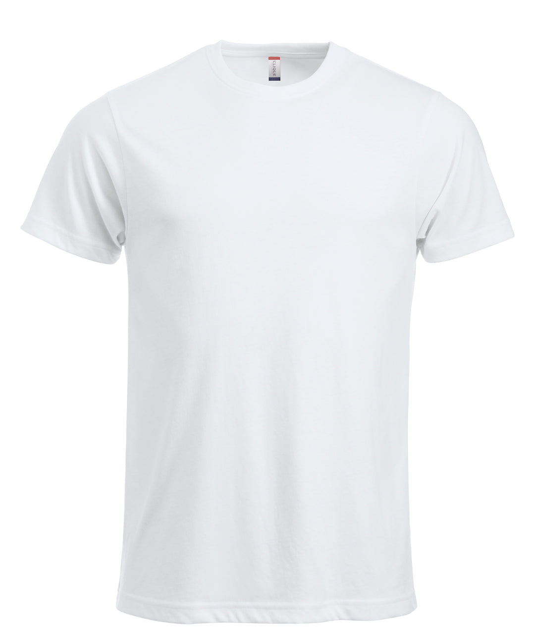 T-skjorte Clique New Classic-T Herre – uten trykk – Hvit