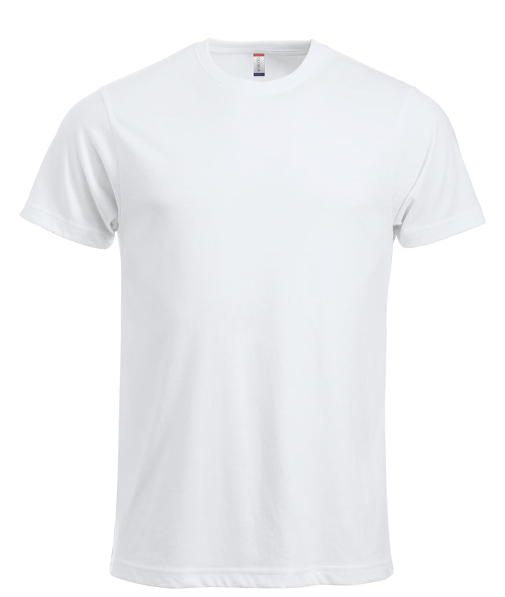T-skjorte Clique New Classic-T Herre – uten trykk – Hvit