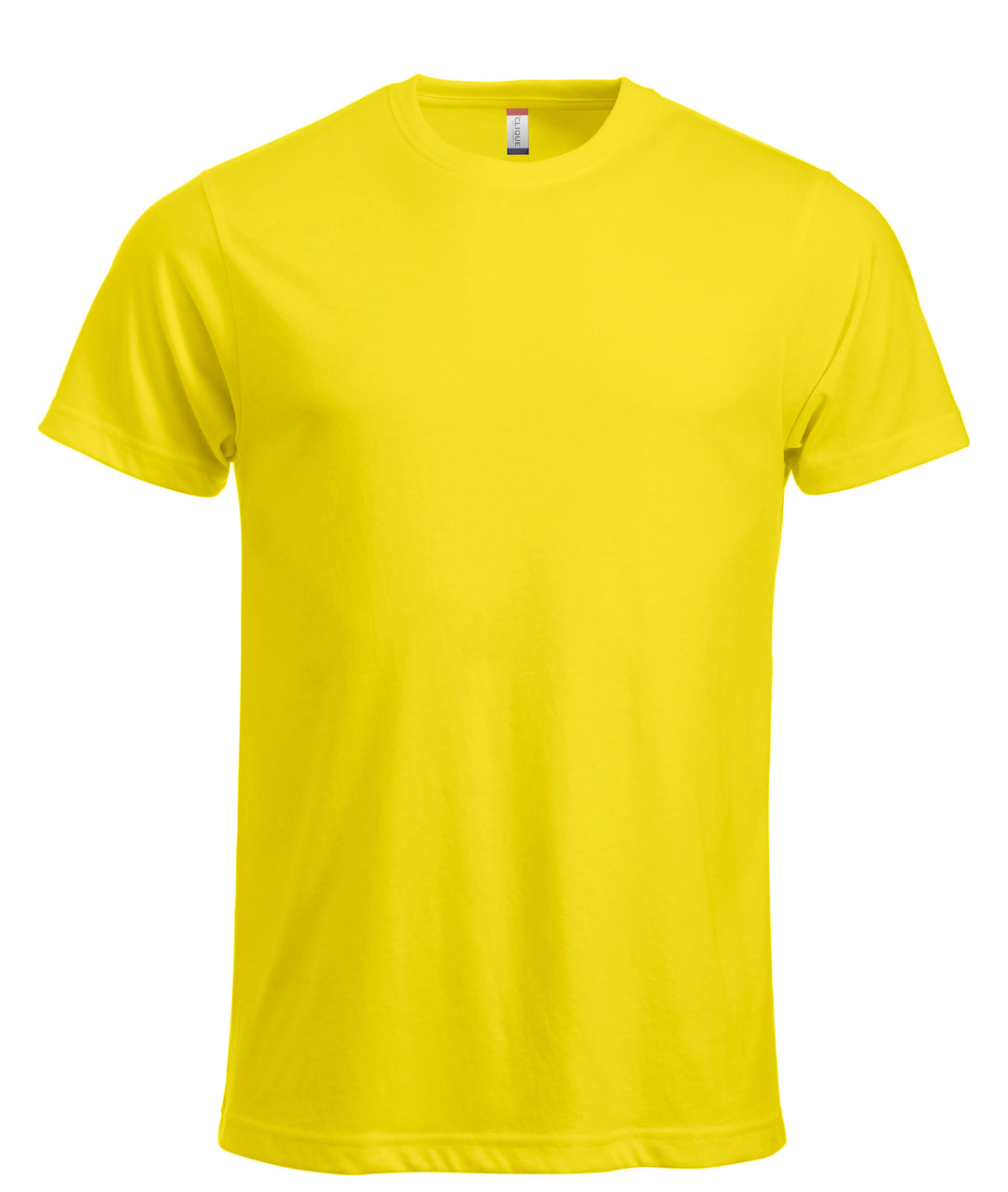 T-skjorte Clique New Classic-T Herre – uten trykk – Sitrongul