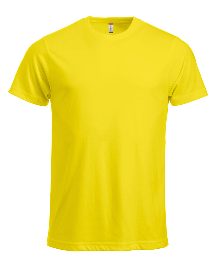 T-skjorte Clique New Classic-T Herre – uten trykk – Sitrongul