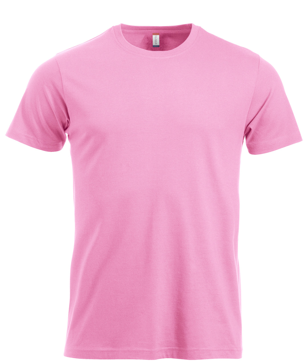 T-skjorte Clique New Classic-T Herre – uten trykk – Rosa