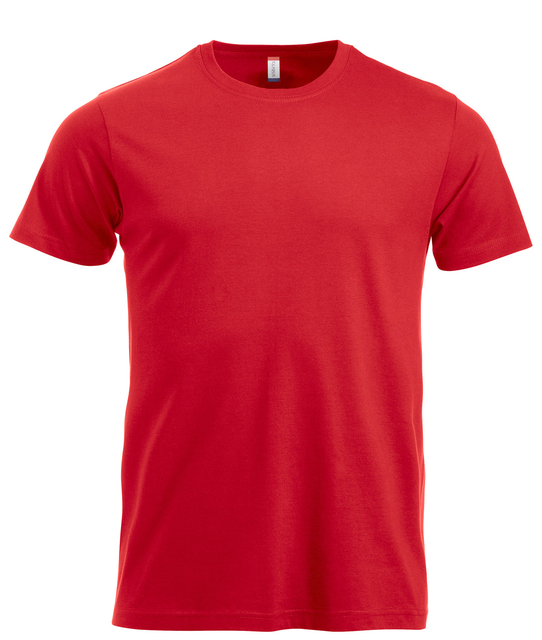 T-skjorte Clique New Classic-T Herre – uten trykk – Rød