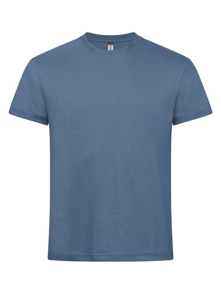 T-skjorte Clique New Classic-T Herre – uten trykk – Stålblå