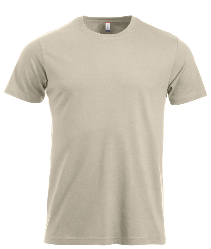 T-skjorte Clique New Classic-T Herre – uten trykk – Beige