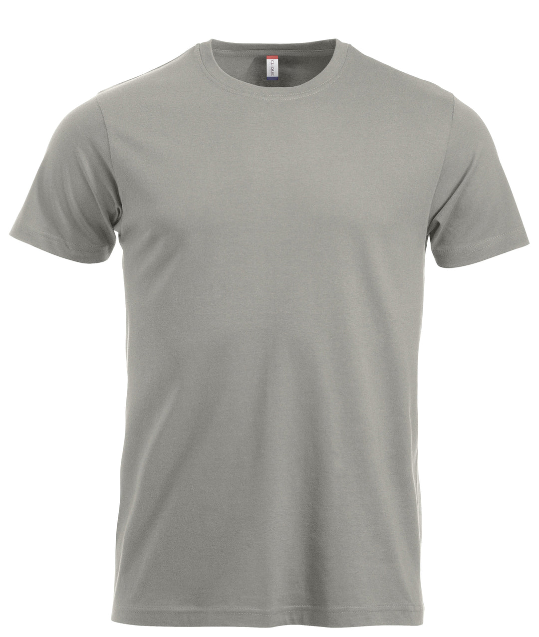 T-skjorte Clique New Classic-T Herre – uten trykk – Sølv