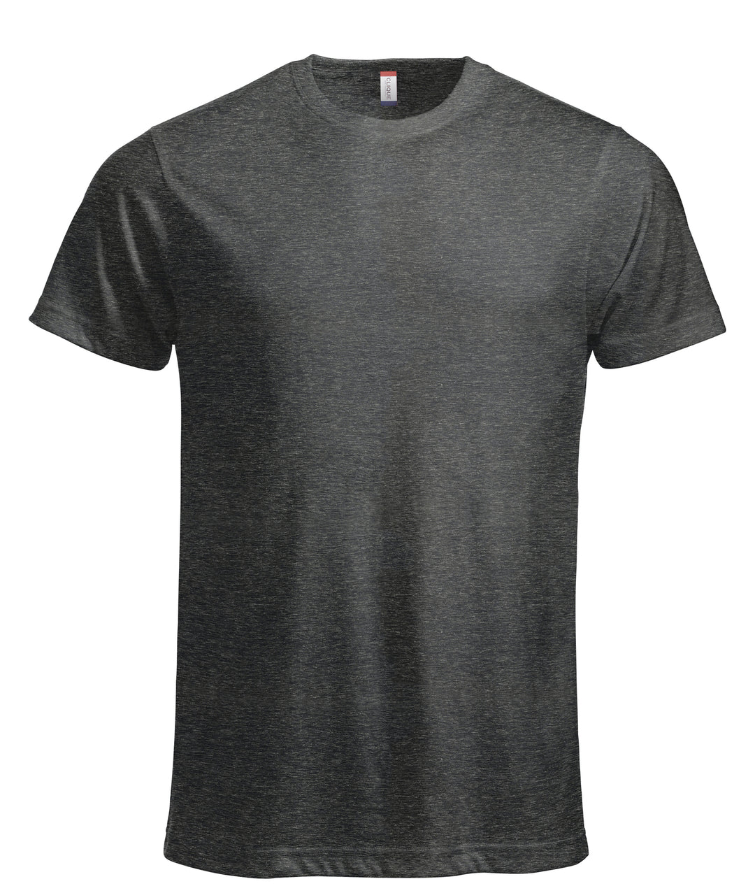 T-skjorte Clique New Classic-T Herre – uten trykk – Antrasittmelert