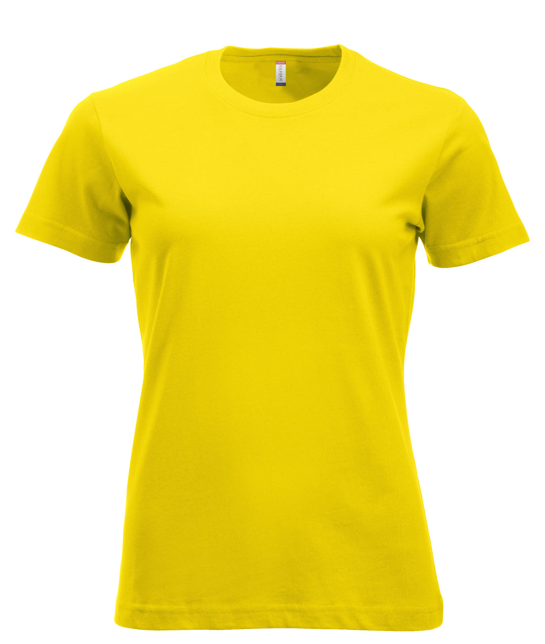 T-skjorte Clique New Classic-T Dame – uten trykk – Sitrongul
