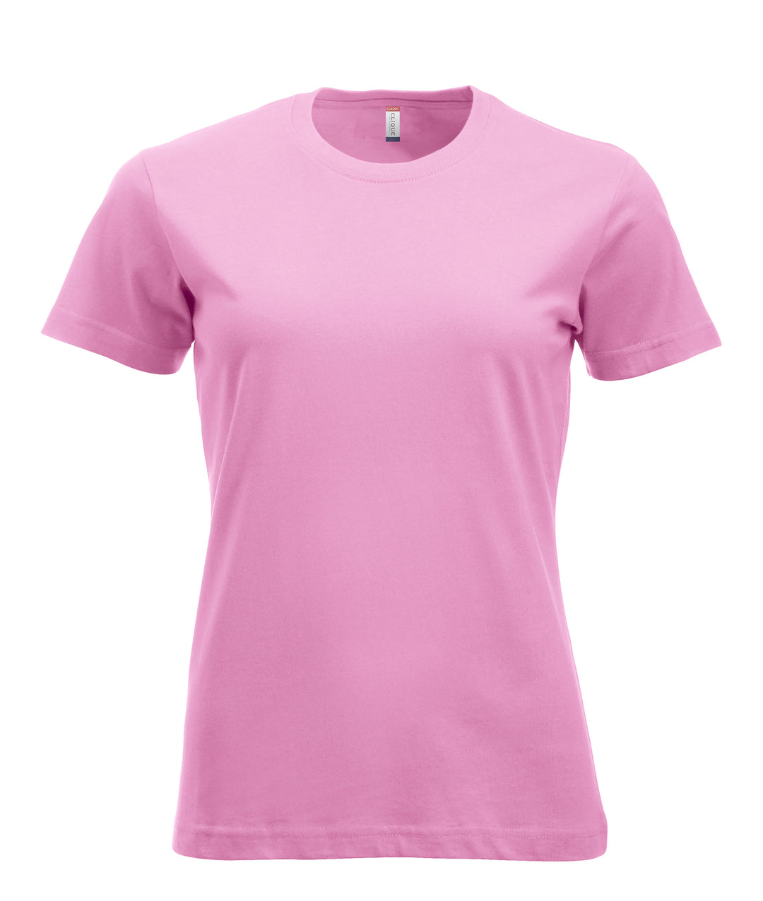 T-skjorte Clique New Classic-T Dame – uten trykk – Rosa