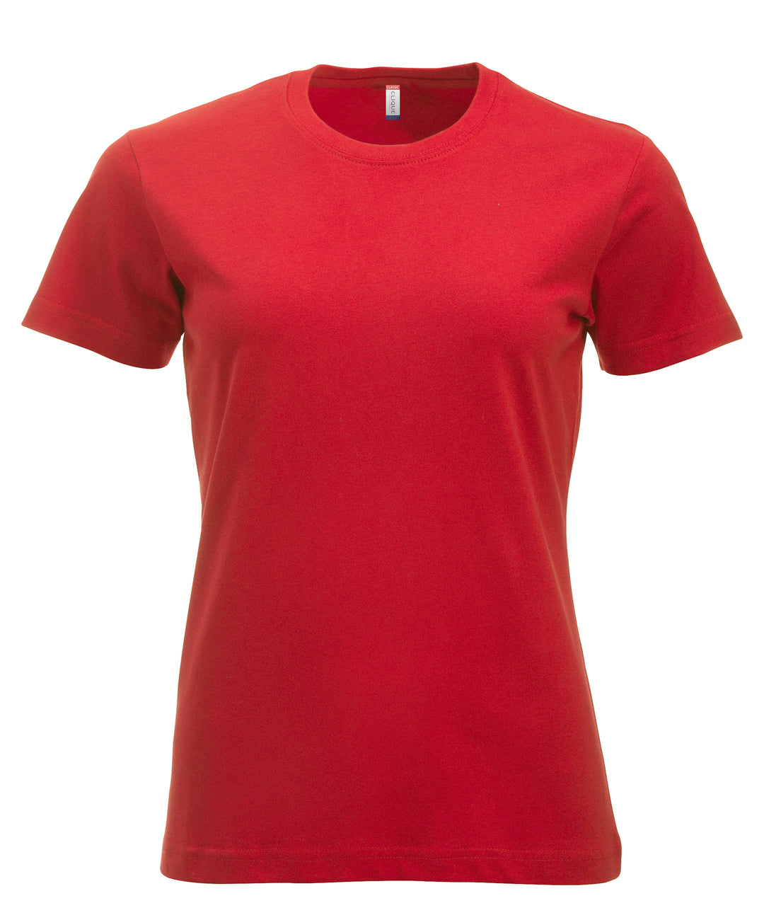 T-skjorte Clique New Classic-T Dame – uten trykk – Rød