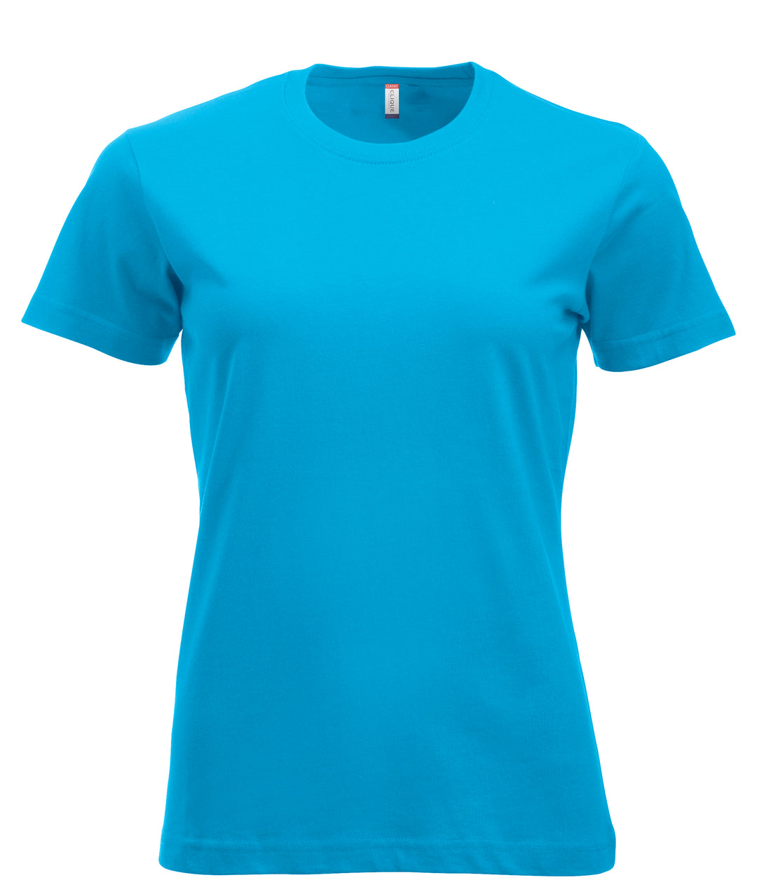 T-skjorte Clique New Classic-T Dame – uten trykk – Turkis