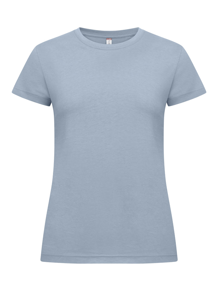 T-skjorte Clique New Classic-T Dame – uten trykk – Lys blå (570)