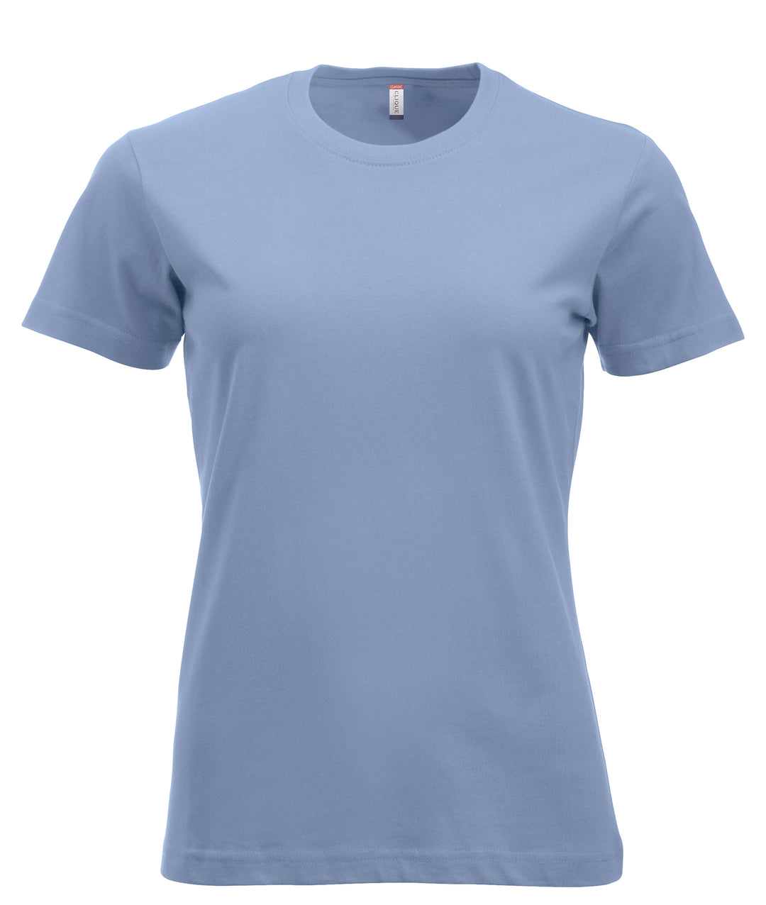 T-skjorte Clique New Classic-T Dame – uten trykk – Lys blå (57)