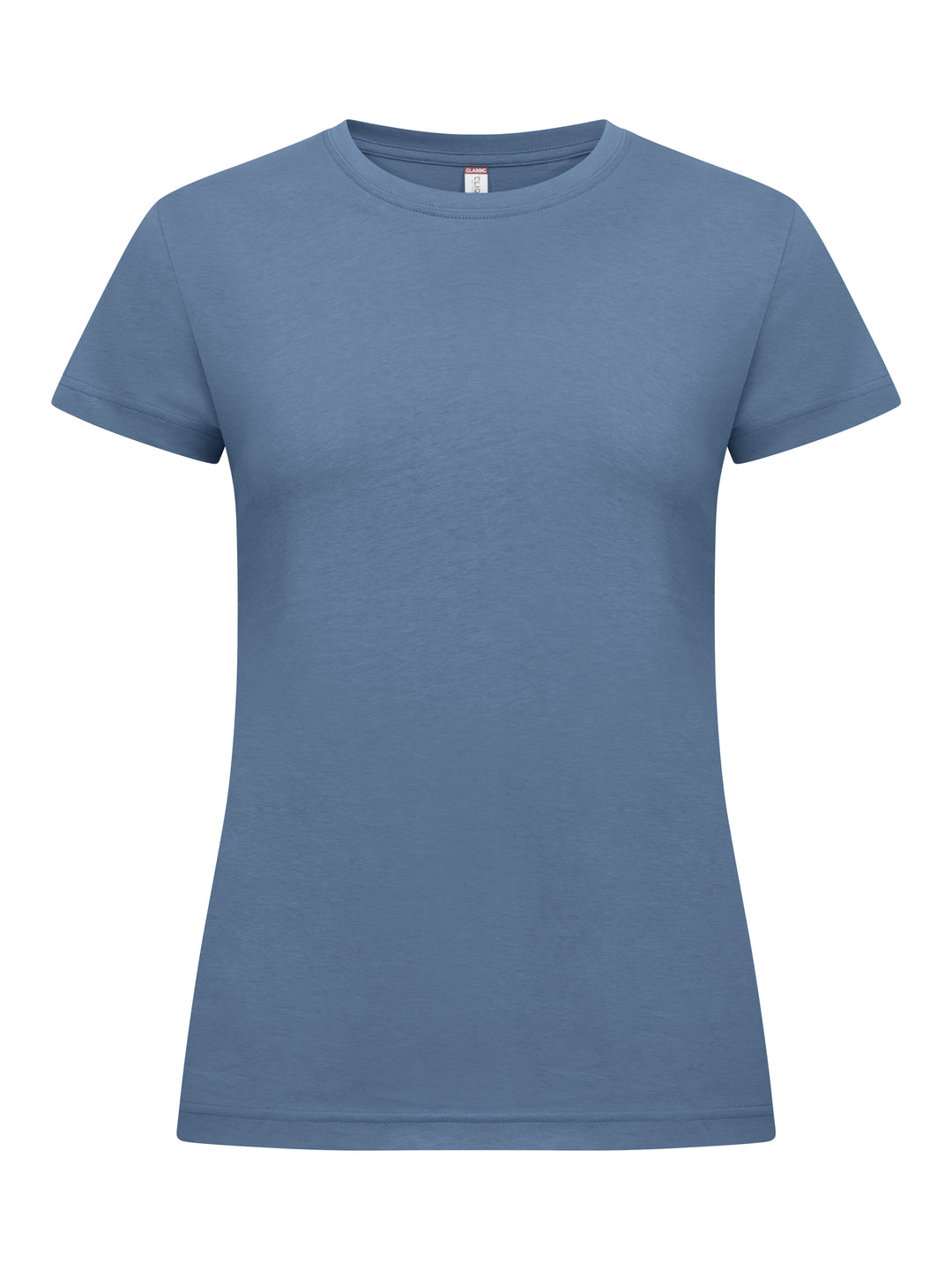 T-skjorte Clique New Classic-T Dame – uten trykk – Stålblå
