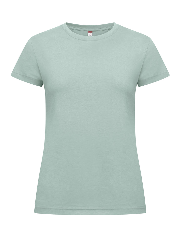 T-skjorte Clique New Classic-T Dame – uten trykk – Salviegrønn