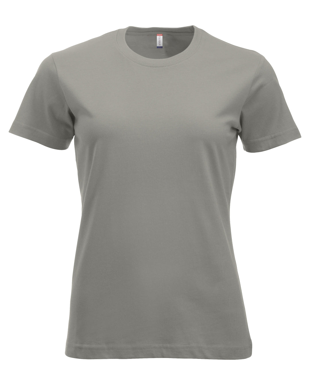 T-skjorte Clique New Classic-T Dame – uten trykk – Sølv