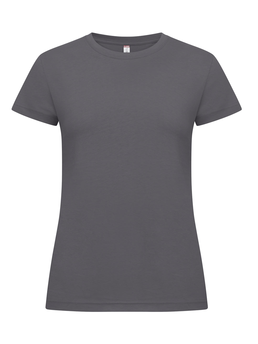 T-skjorte Clique New Classic-T Dame – uten trykk – Metallgrå