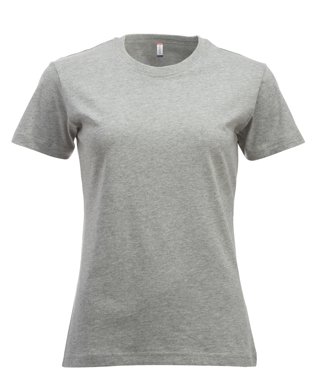 T-skjorte Clique New Classic-T Dame – uten trykk – Gråmelert