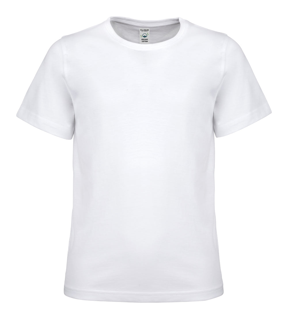 T-skjorte Clique Classic OC-T Junior – uten trykk – Hvit