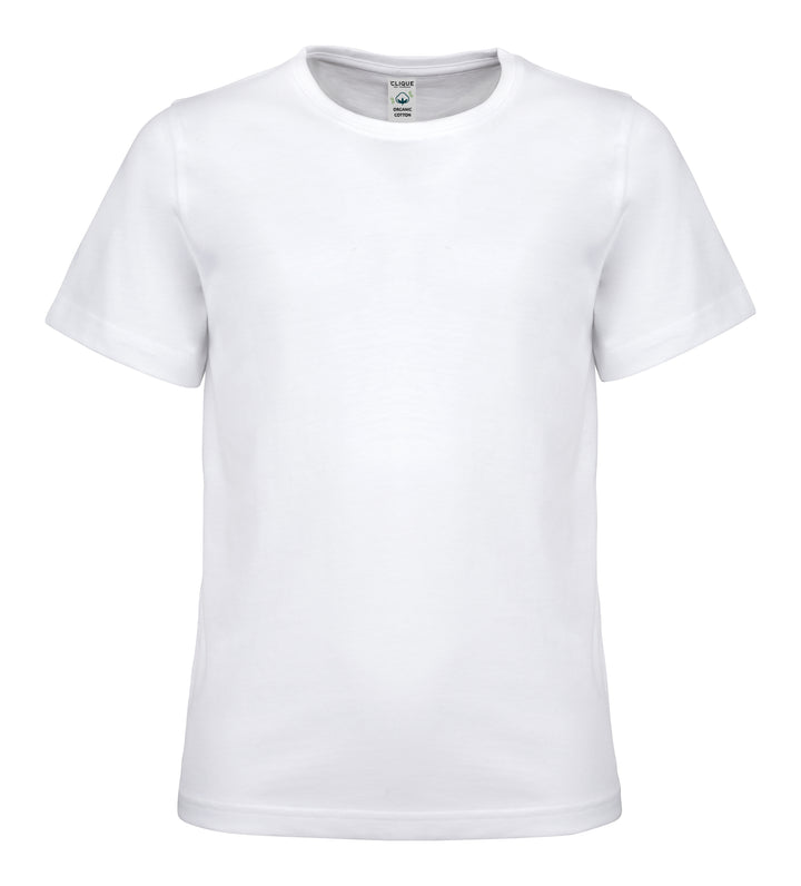 T-skjorte Clique Classic OC-T Junior – uten trykk – Hvit