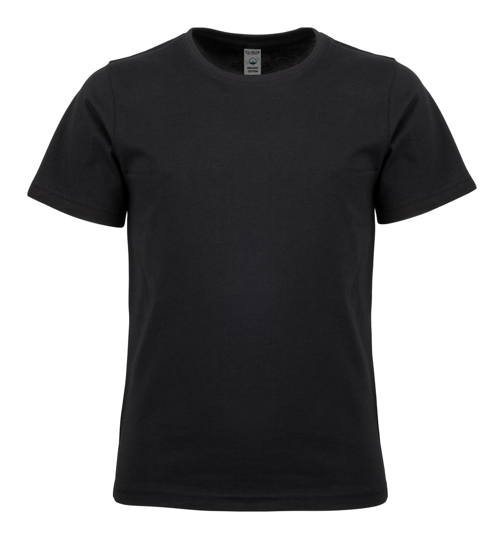 T-skjorte Clique Classic OC-T Junior – uten trykk – Sort