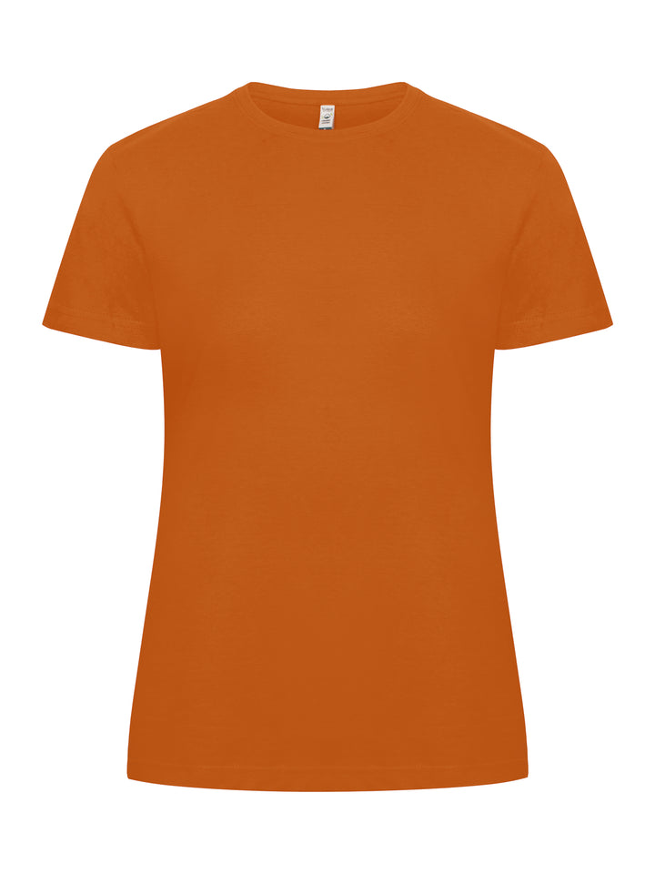 T-skjorte Clique Classic OC-T Dame – uten trykk – Oransje