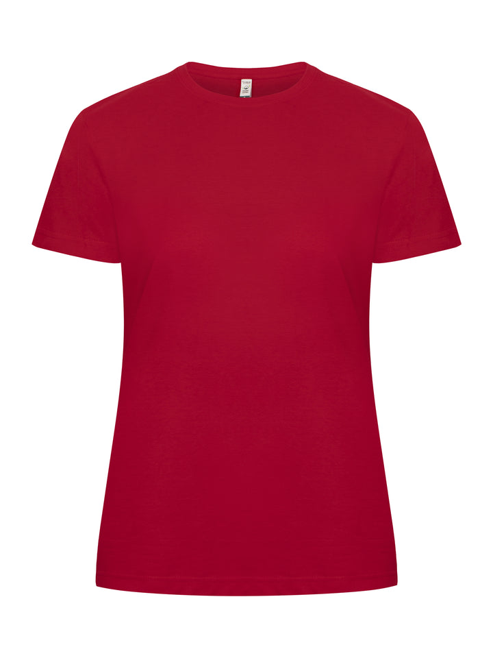 T-skjorte Clique Classic OC-T Dame – uten trykk – Rød