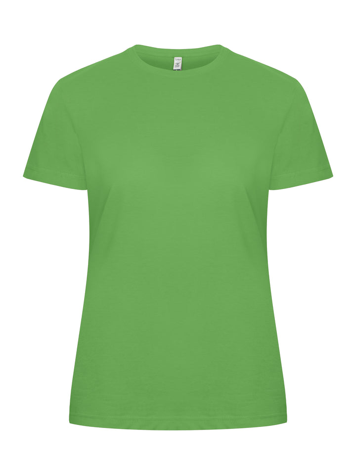 T-skjorte Clique Classic OC-T Dame – uten trykk – Eplegrønn