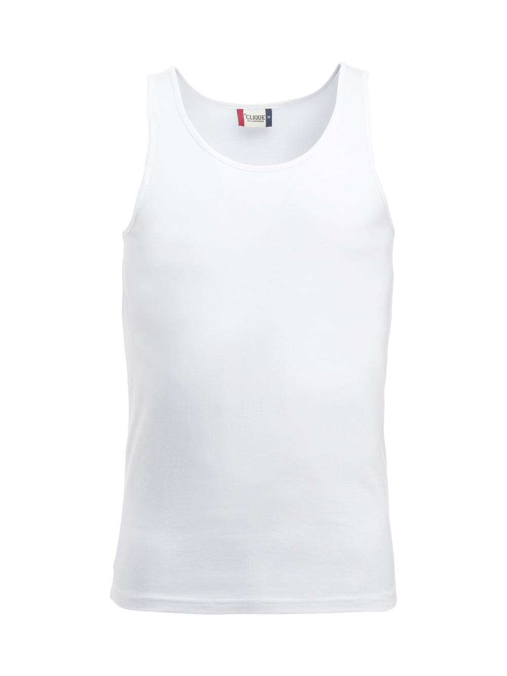 T-skjorte Clique Classic Tanktop Herre – uten trykk – Hvit
