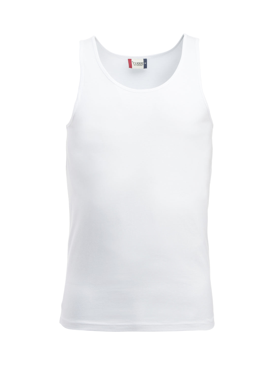 T-skjorte Clique Classic Tanktop Herre – uten trykk – Hvit