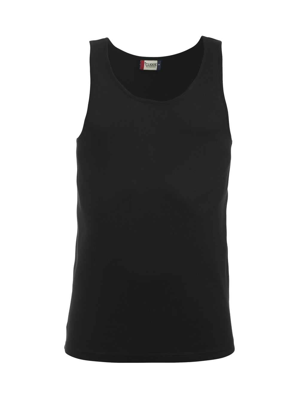 T-skjorte Clique Classic Tanktop Herre – uten trykk – Sort