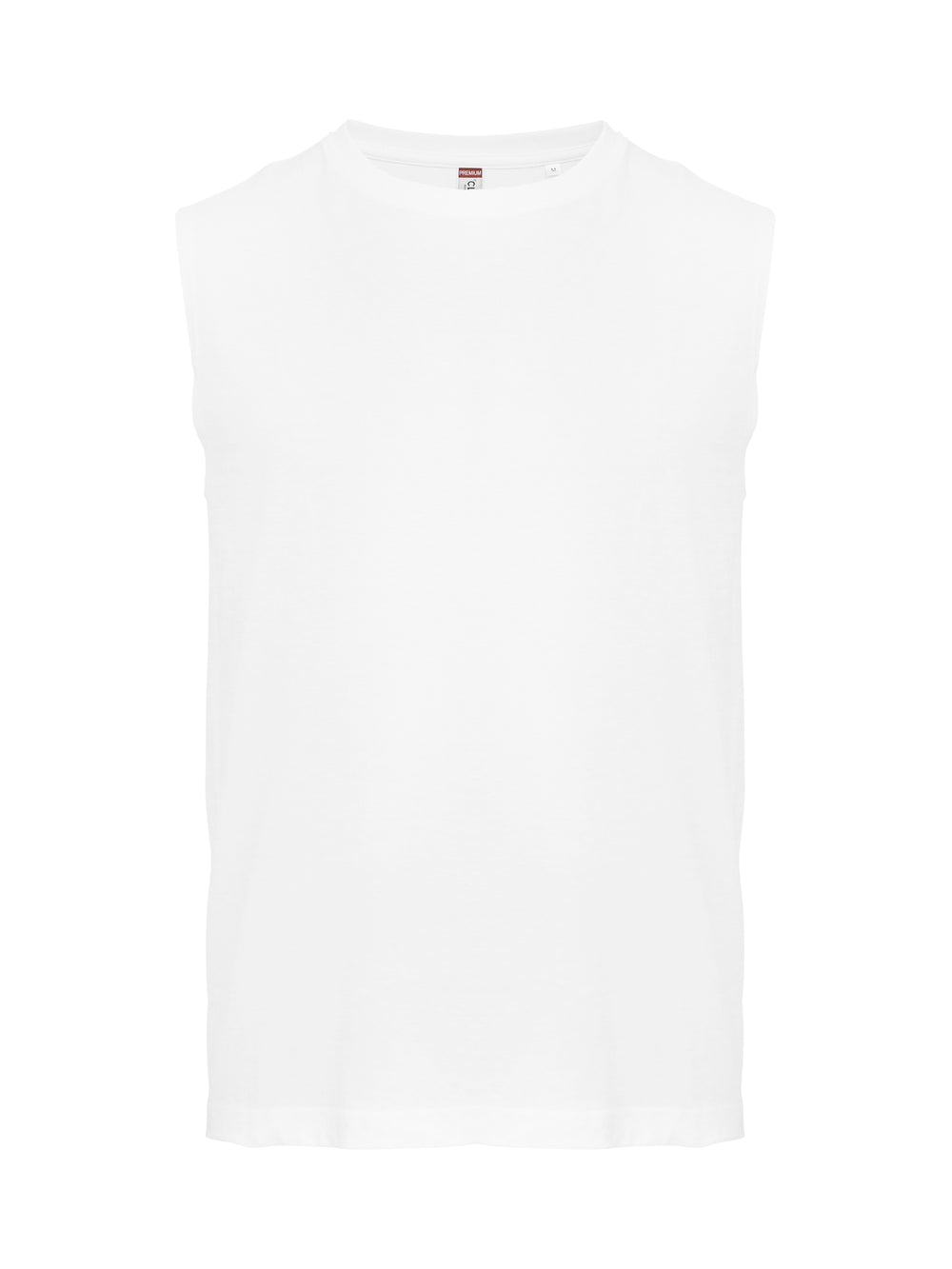 T-skjorte Clique Sleeveless Herre – uten trykk – Hvit