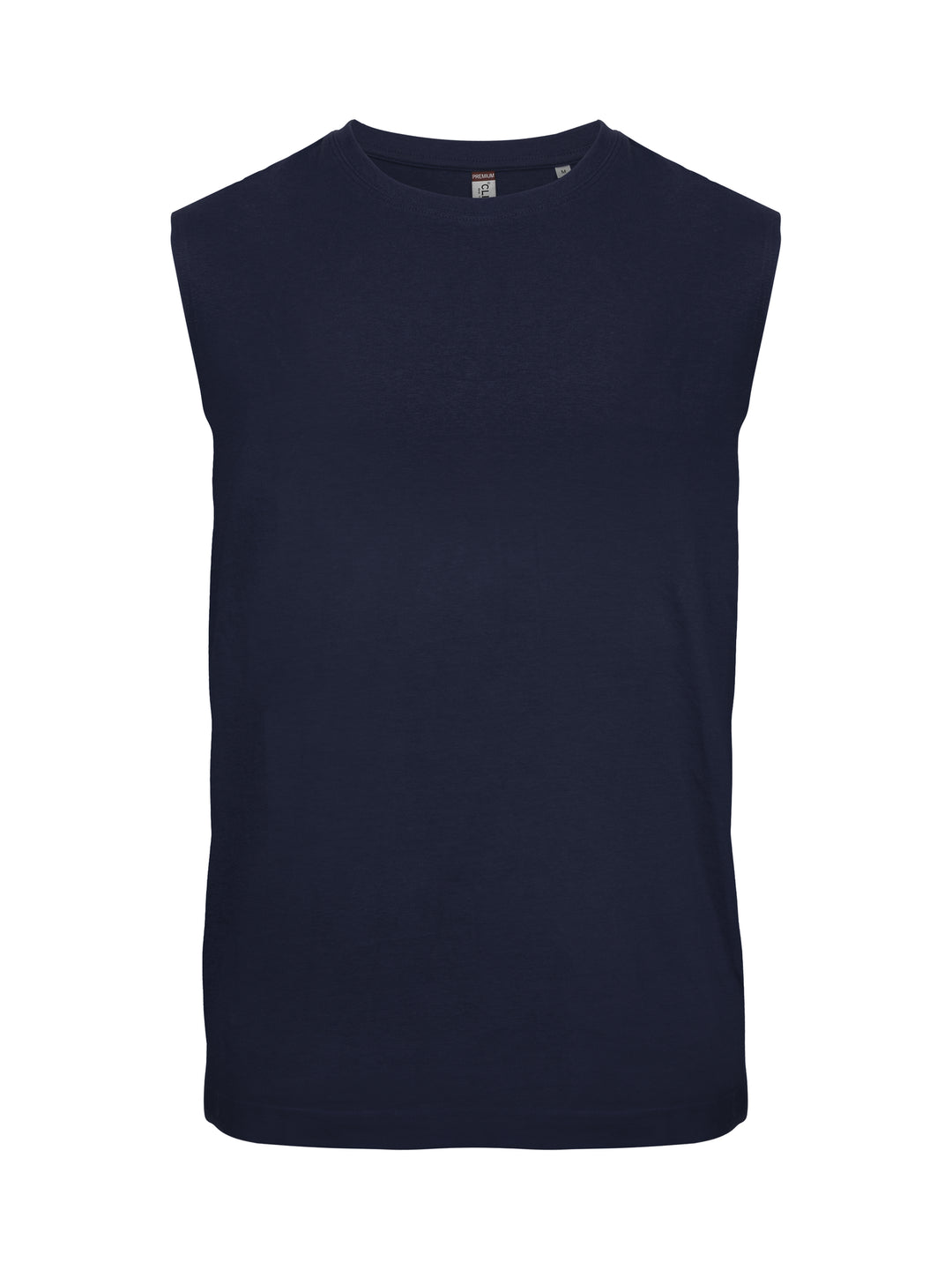 T-skjorte Clique Sleeveless Herre – uten trykk – Marineblå