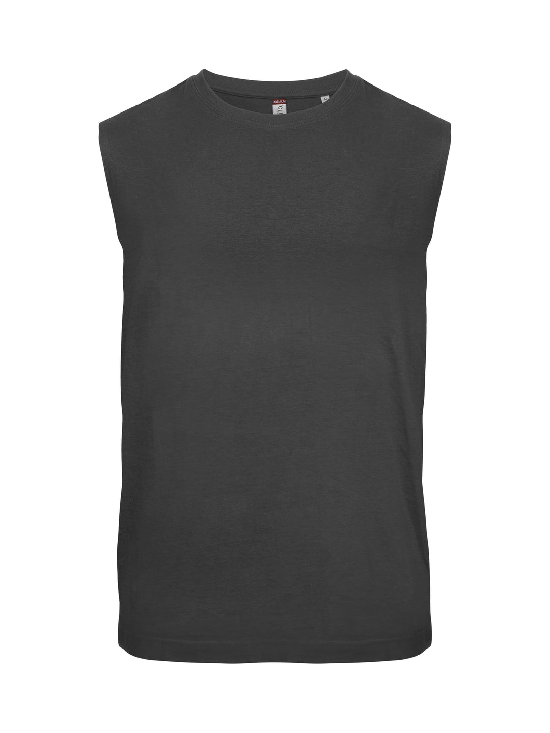 T-skjorte Clique Sleeveless Herre – uten trykk – Metallgrå