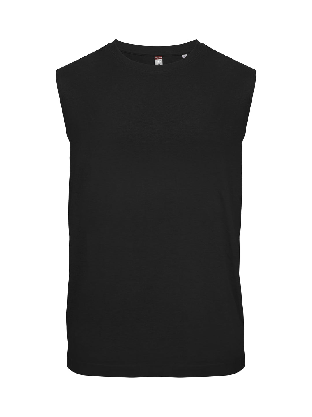 T-skjorte Clique Sleeveless Herre – uten trykk – Sort